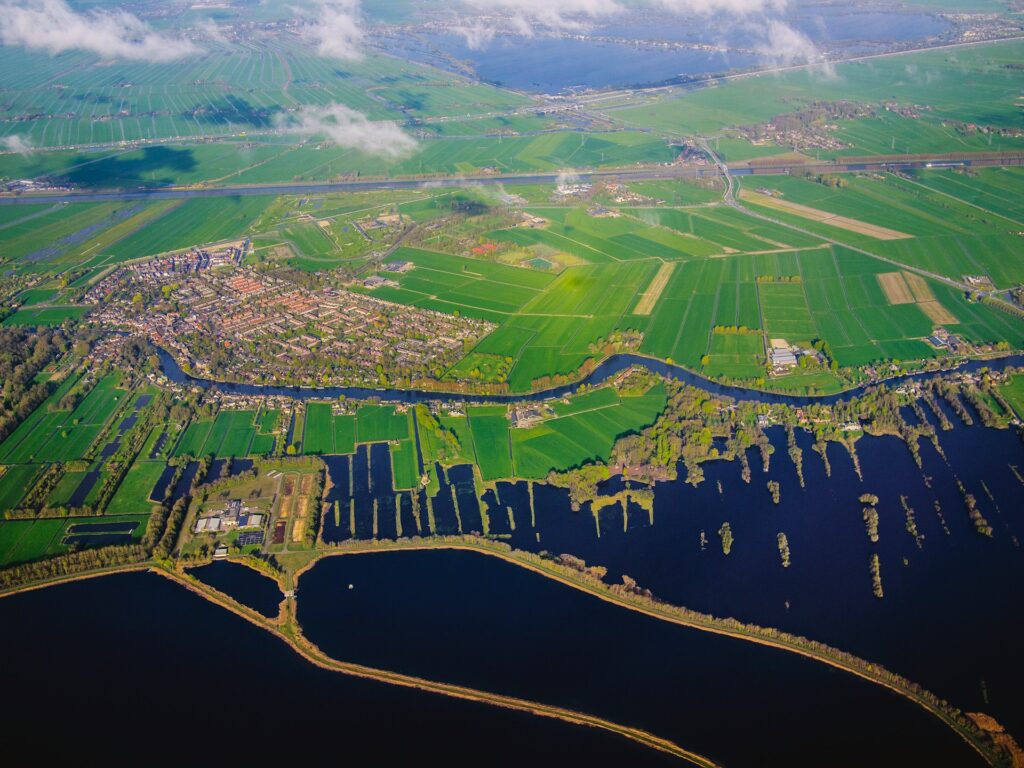 Nederland vanuit de lucht